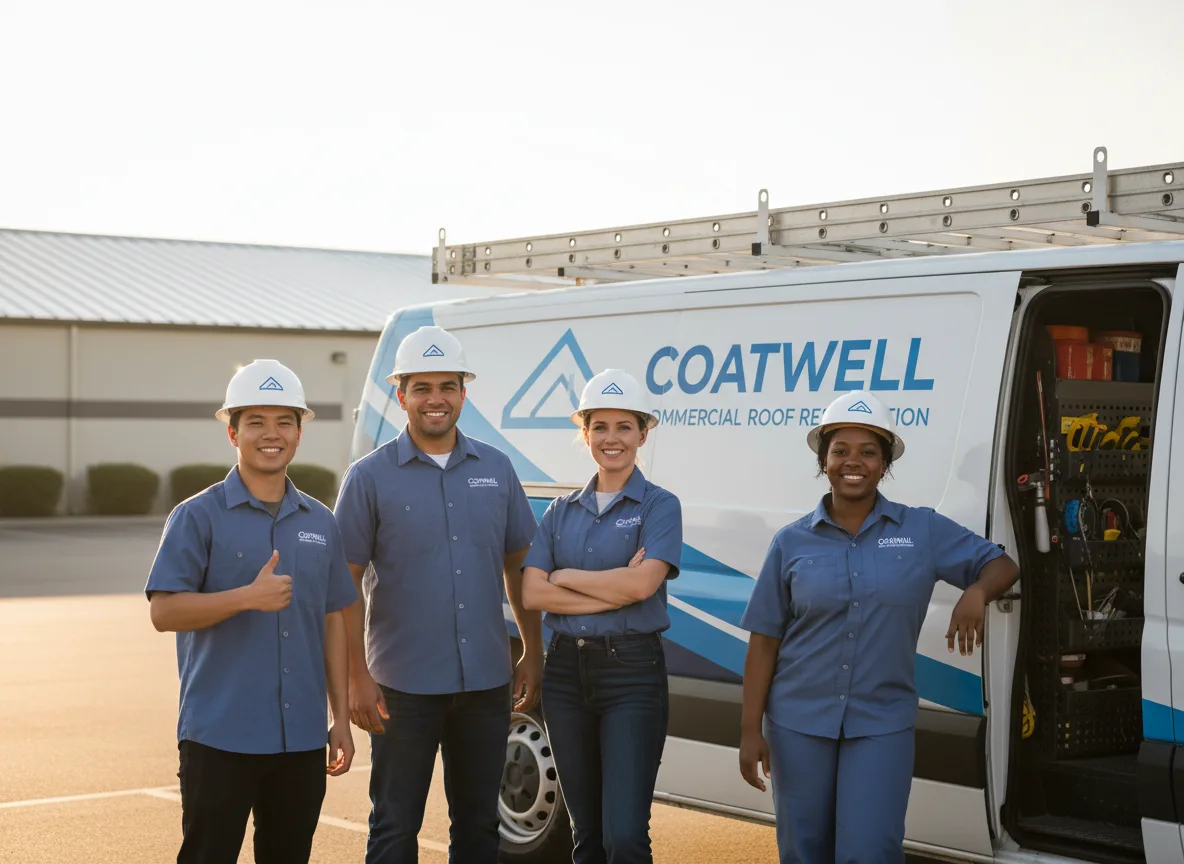 Commercial roof coating company in Malaga, NJ